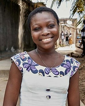 Olivia Aka tiene diabetes tipo 1 y vive en Costa de Marfil.